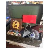 Vintage Trunk With Toys and Puzzles
