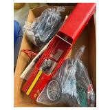 Red Model Dragster Kit with Components