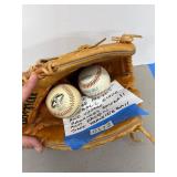 Wilson Baseball Glove with Two Balls