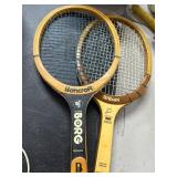 Vintage Bancroft and Wilson Tennis Rackets