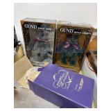3 Collector Bears in Boxes