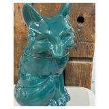 Threshold Fox Cookie Jar in Green
