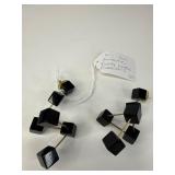 1940s-1950s Bakelite Cube Earrings