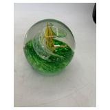 Handcrafted Glass Art Paperweight