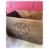 Wooden B.P.S. Paints Crate by Patterson-Sargent