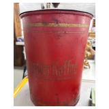 Red Gebrannter Kaffee Metal Canister