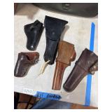 5 Leather Pistol Holsters