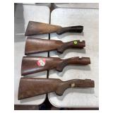 4 Wooden Rifle Gun Stocks