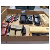 Pocket Hunting Knives Lot With Cases