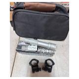 Gun Scope with Case and Clamps