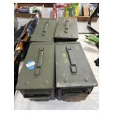Empty Metal Ammo Boxes