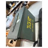Metal Military Ammo Box, Empty