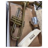 Vintage Trumpet with Accessories