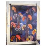 Abstract Painting on Canvas, 45x54