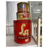 Three Vintage Food Tins, Various Brands
