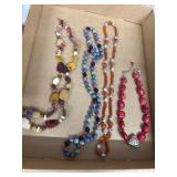 Four Beaded Necklaces