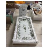 Serving Tray and Pitcher