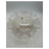 Fenton French Opalescent Leaf Bowl