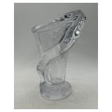 French Art Glass Calla Lily Vase, 8'
