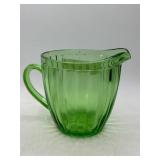 Green 5-Inch Glass Kitchen Pitcher