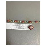 Italian Micro Mosaic Bracelet and Pin