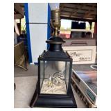 Lantern-Shaped Lamp With Military Display