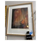 Framed Roger Suraud Lithograph, 25x30'