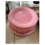 Homer Laughlin Fiesta Pink Plates