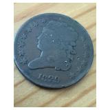 1829 Classic Head Half Cent Coin
