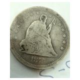 1875-S United States Seated Liberty Dime