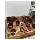 Ruby Stained Glassware