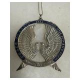1973 Wallace Sterling Dove Ornament