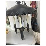 Ornate Rustic Metal Hanging Light Fixture