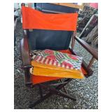 Orange Director Chair With Replacement Covers