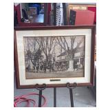 Framed Photograph of Colts Neck Hotel Scene