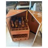 Wooden Cigar Box With Cigars