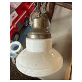 Vintage-Style Glass Pendant Light Fixture