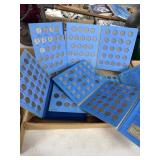 Coin Albums With Lincoln Cents and Nickels