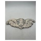 14' Cherub Winged Plaque