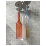 Glass Wine Bottle Light Fixture