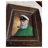 14x16 Oil Painting of Sailor With Frame