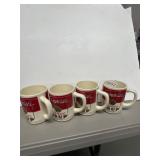 Four Campbell's Soup Mugs
