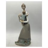 Lladro Porcelain Mother with Child Statue