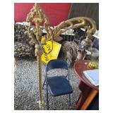 Vintage Brass Floor Lamp Base