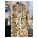 Coyote Fur Coat with Custom Cleaning