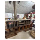 Wooden Cubby Storage Unit, 29' Height