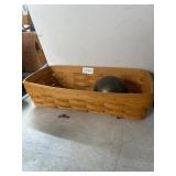 Longaberger Basket with Metal Sphere