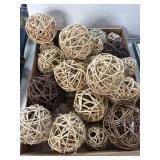 Wicker Decorative Balls