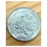 1938 Buffalo Nickel, United States Mint