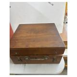 Brass Sextant in Wooden Carry Case
